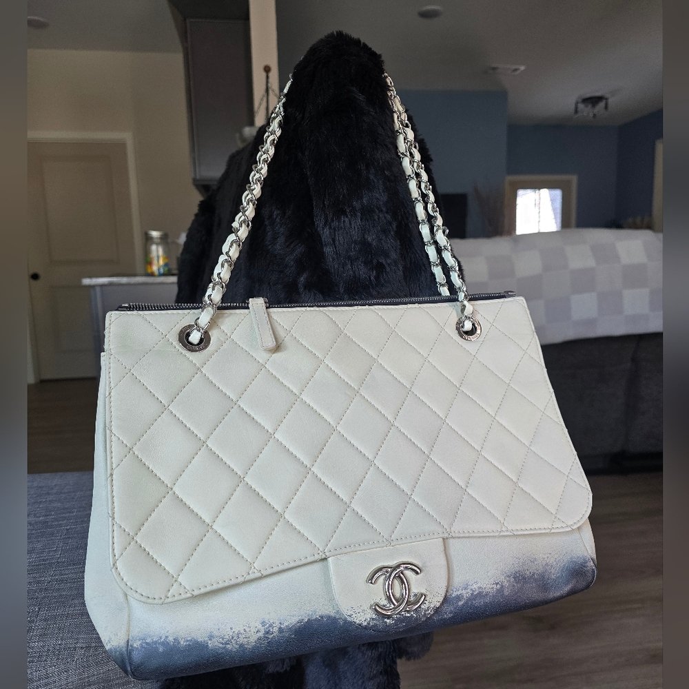 Authentic Chanel Blizzard Zip-flap Shoulder Bag - Picture 1 of 16